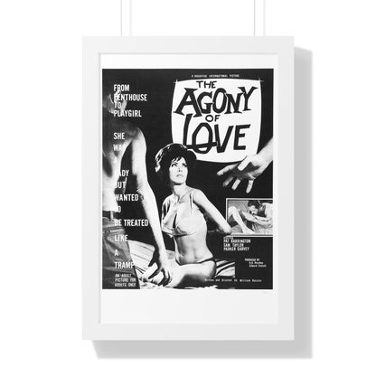 THE AGONY OF LOVE 1966 - Framed Movie Poster-16″ x 24″-The Sticker Space