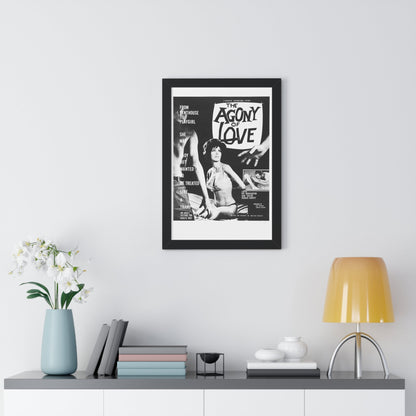 THE AGONY OF LOVE 1966 - Framed Movie Poster-The Sticker Space