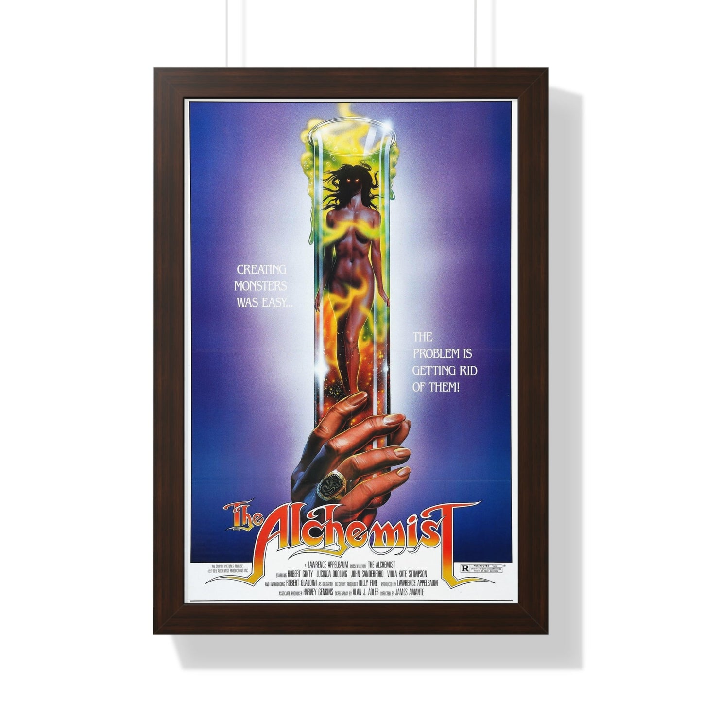 THE ALCHEMIST 1983 - Framed Movie Poster-16″ x 24″-The Sticker Space