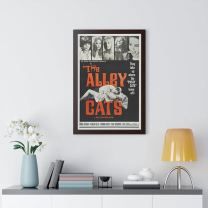 THE ALLEY CATS 1966 - Framed Movie Poster-The Sticker Space