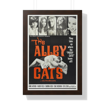 THE ALLEY CATS 1966 - Framed Movie Poster-16″ x 24″-The Sticker Space