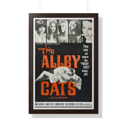 THE ALLEY CATS 1966 - Framed Movie Poster-20" x 30"-The Sticker Space