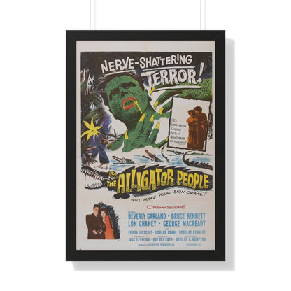 THE ALLIGATOR PEOPLE 1959 - Framed Movie Poster-20" x 30"-The Sticker Space