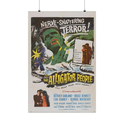THE ALLIGATOR PEOPLE 1959 - Paper Movie Poster 24″ x 36″ Matte - The Sticker Space