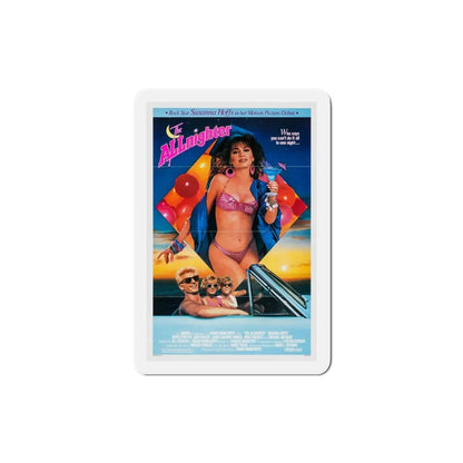 The Allnighter 1987 Movie Poster Refrigerator Magnet 3 Inch - The Sticker Space