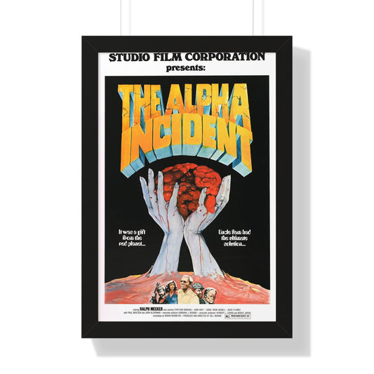 THE ALPHA INCIDENT 1976 - Framed Movie Poster-16″ x 24″-The Sticker Space