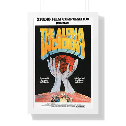 THE ALPHA INCIDENT 1976 - Framed Movie Poster 16″ x 24″ White - The Sticker Space