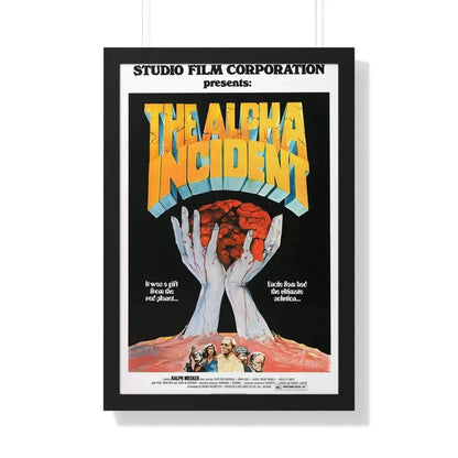 THE ALPHA INCIDENT 1976 - Framed Movie Poster 20" x 30" Black - The Sticker Space