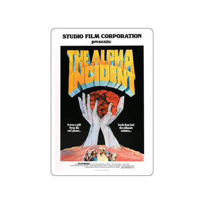 THE ALPHA INCIDENT 1976 Movie Poster STICKER Vinyl Die-Cut Decal 5 Inch - The Sticker Space