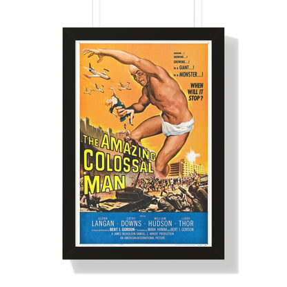 THE AMAZING COLOSSAL MAN 1957 - Framed Movie Poster-16″ x 24″-The Sticker Space