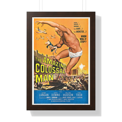 THE AMAZING COLOSSAL MAN 1957 - Framed Movie Poster-16″ x 24″-The Sticker Space