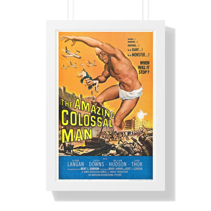 THE AMAZING COLOSSAL MAN 1957 - Framed Movie Poster-16″ x 24″-The Sticker Space