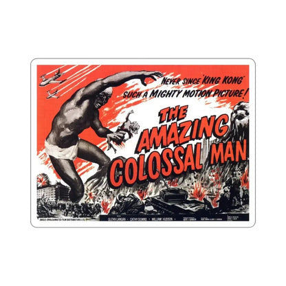The Amazing Colossal Man 1957 Movie Poster STICKER Vinyl Die-Cut Decal 3 Inch - The Sticker Space