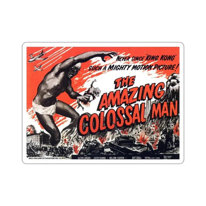 The Amazing Colossal Man 1957 Movie Poster STICKER Vinyl Die-Cut Decal 5 Inch - The Sticker Space