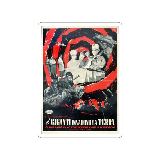 THE AMAZING COLOSSAL MAN (ITALIAN) 1957 Movie Poster STICKER Vinyl Die-Cut Decal 2 Inch - The Sticker Space