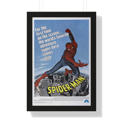 THE AMAZING SPIDER-MAN 1977 - Framed Movie Poster-16″ x 24″-The Sticker Space