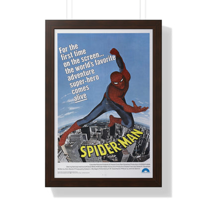 THE AMAZING SPIDER-MAN 1977 - Framed Movie Poster-16″ x 24″-The Sticker Space