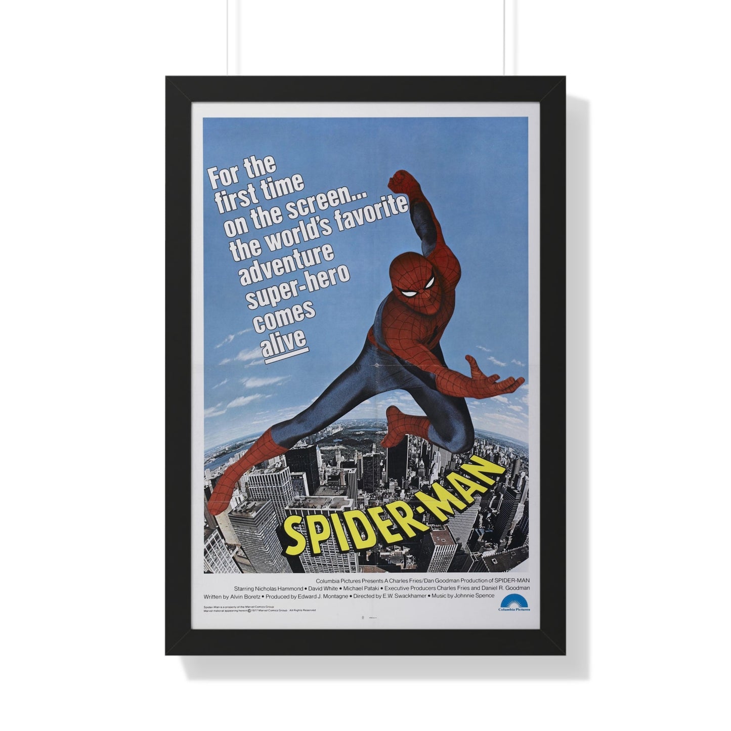 THE AMAZING SPIDER-MAN 1977 - Framed Movie Poster-20" x 30"-The Sticker Space