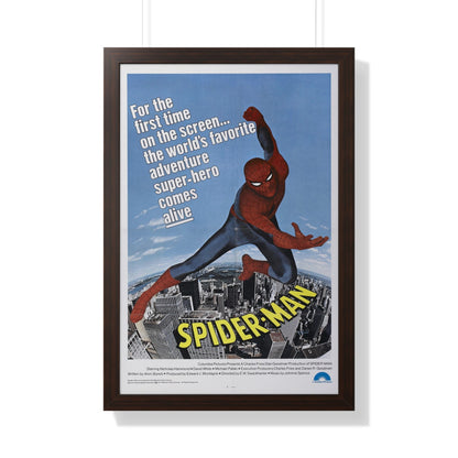 THE AMAZING SPIDER-MAN 1977 - Framed Movie Poster-20" x 30"-The Sticker Space