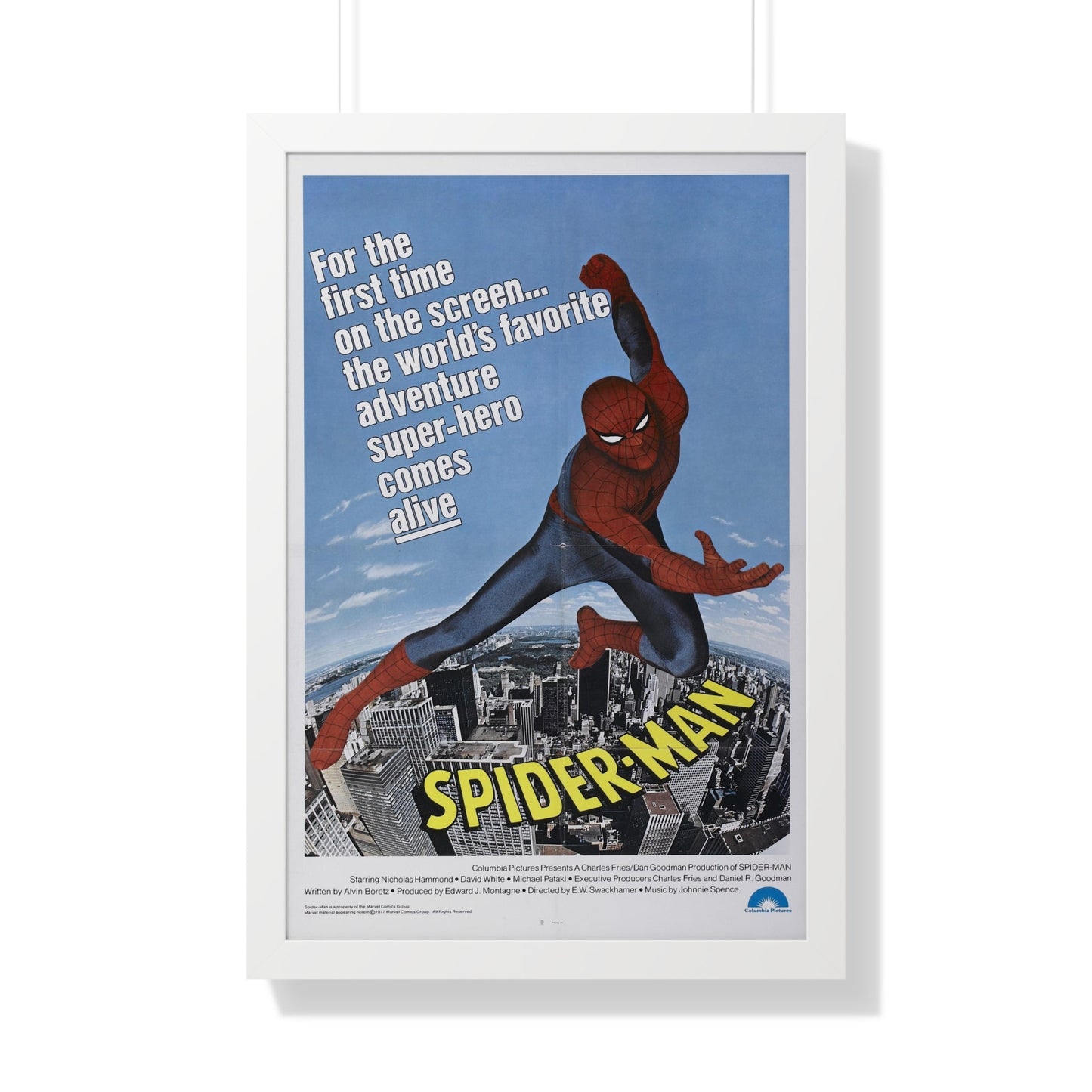 THE AMAZING SPIDER-MAN 1977 - Framed Movie Poster-20" x 30"-The Sticker Space