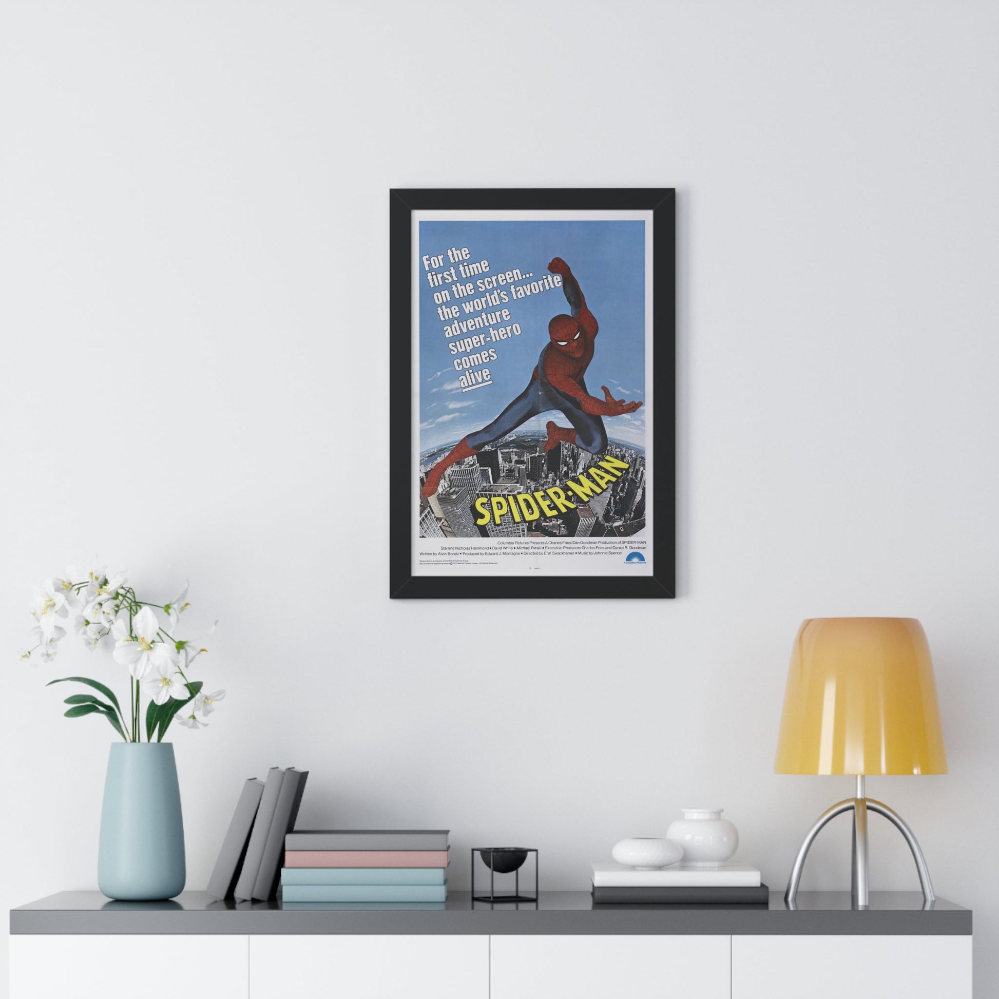 THE AMAZING SPIDER-MAN 1977 - Framed Movie Poster-The Sticker Space