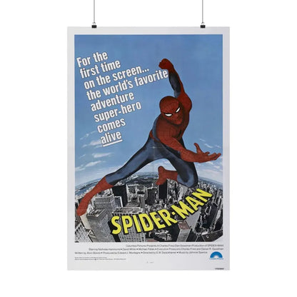 THE AMAZING SPIDER-MAN 1977 - Paper Movie Poster 24″ x 36″ Matte - The Sticker Space