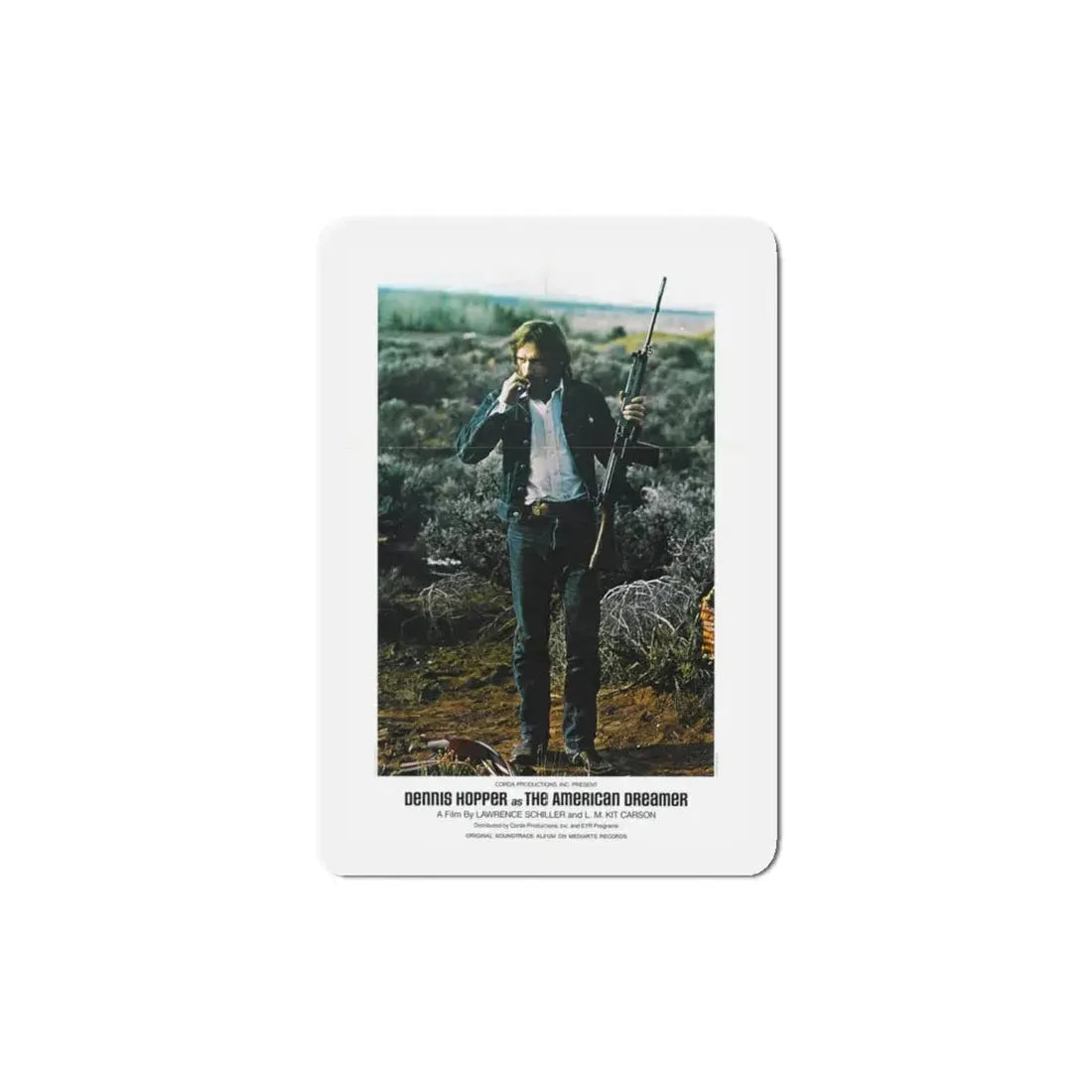 The American Dreamer 1971 Movie Poster Refrigerator Magnet 4 Inch - The Sticker Space