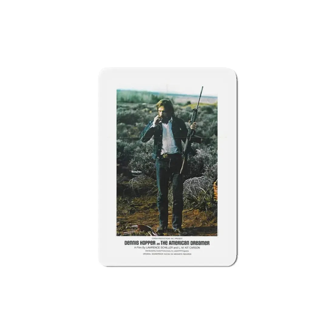 The American Dreamer 1971 Movie Poster Refrigerator Magnet 5 Inch - The Sticker Space