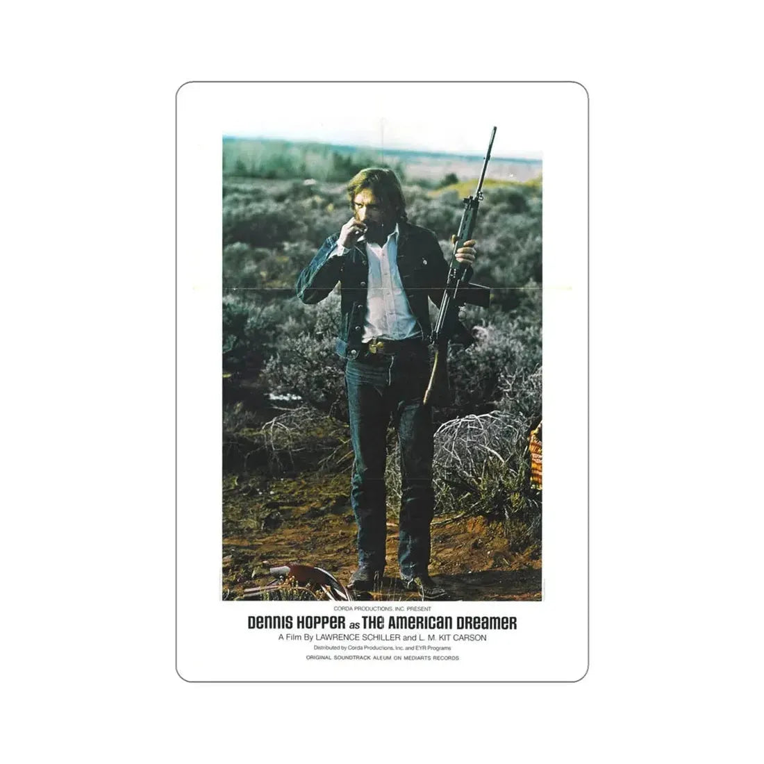 The American Dreamer 1971 Movie Poster STICKER Vinyl Die-Cut Decal 6 Inch - The Sticker Space