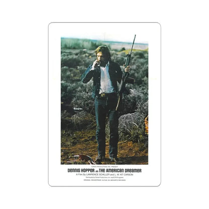 The American Dreamer 1971 Movie Poster - STICKER Vinyl Kiss-Cut Decal 2 Inch White - The Sticker Space