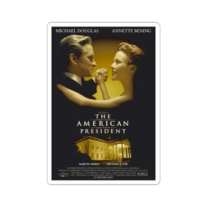 The American President 1995 Movie Poster - STICKER Vinyl Kiss-Cut Decal 6 Inch White - The Sticker Space