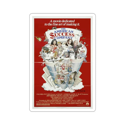 The American Success Company 1980 Movie Poster STICKER Vinyl Die-Cut Decal 6 Inch - The Sticker Space