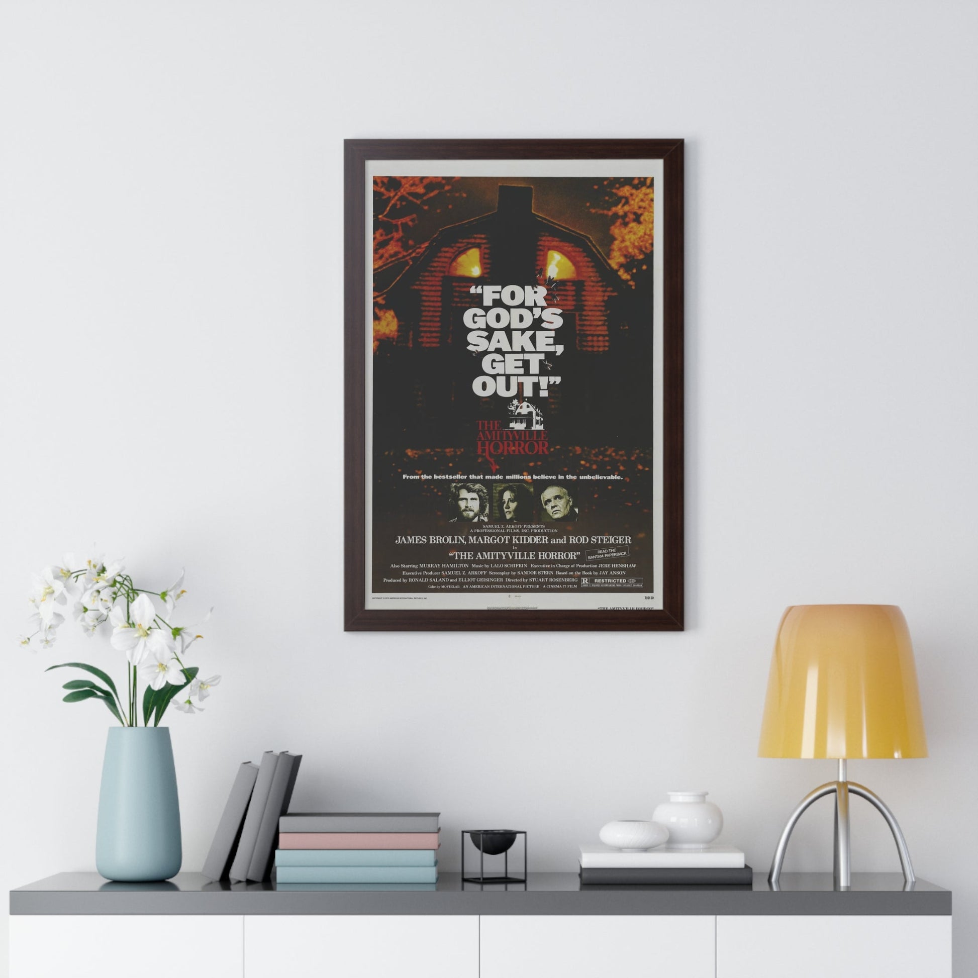 THE AMITYVILLE HORROR 1979 - Framed Movie Poster-The Sticker Space