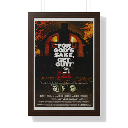 THE AMITYVILLE HORROR 1979 - Framed Movie Poster-16″ x 24″-The Sticker Space