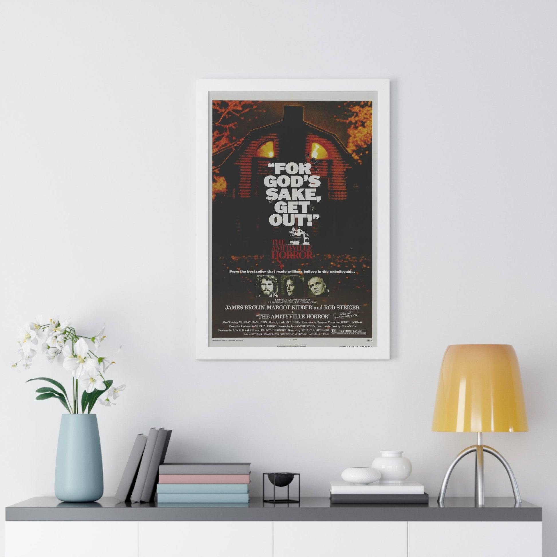 THE AMITYVILLE HORROR 1979 - Framed Movie Poster-The Sticker Space