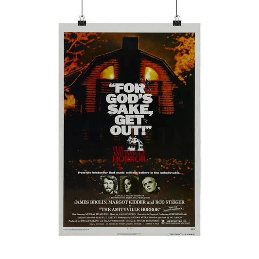 THE AMITYVILLE HORROR 1979 - Paper Movie Poster 12″ x 18″ Matte - The Sticker Space