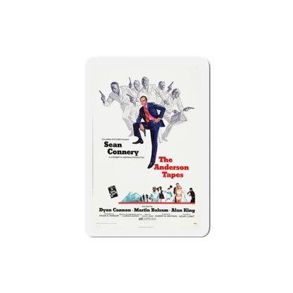 The Anderson Tapes 1971 Movie Poster Refrigerator Magnet 3 Inch - The Sticker Space