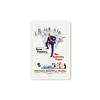 The Anderson Tapes 1971 Movie Poster Refrigerator Magnet 5 Inch - The Sticker Space