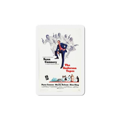The Anderson Tapes 1971 Movie Poster Refrigerator Magnet 6 Inch - The Sticker Space