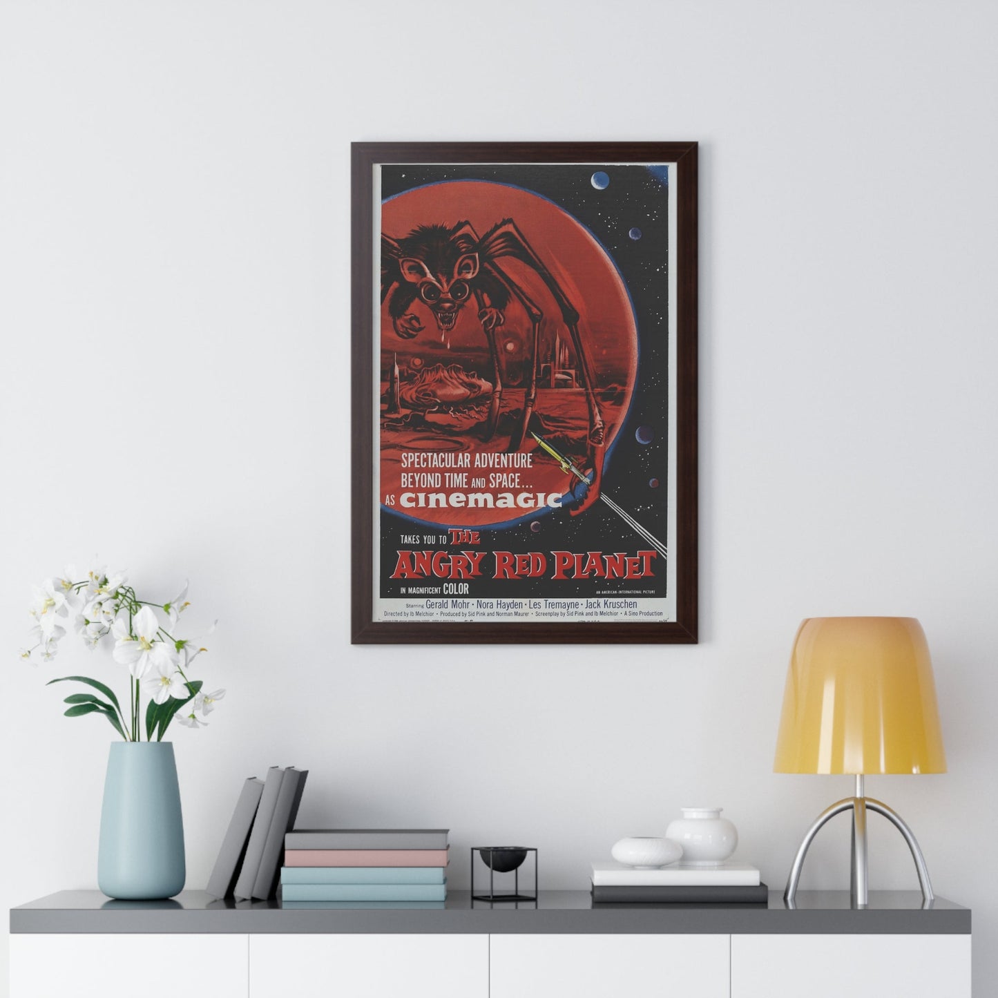 THE ANGRY RED PLANET 1959 - Framed Movie Poster-The Sticker Space