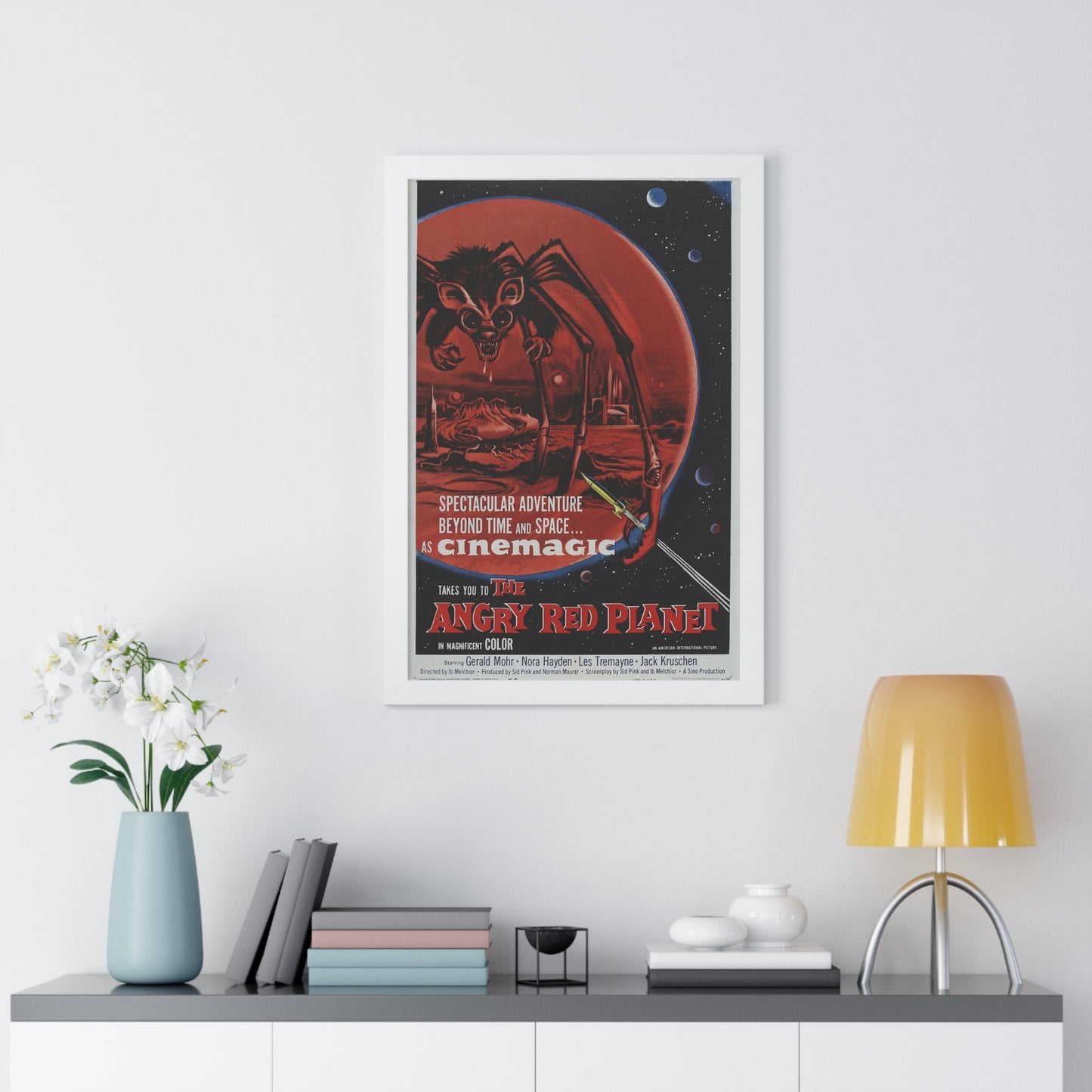 THE ANGRY RED PLANET 1959 - Framed Movie Poster-The Sticker Space