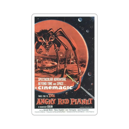 The Angry Red Planet 1960 Movie Poster STICKER Vinyl Die-Cut Decal 6 Inch - The Sticker Space