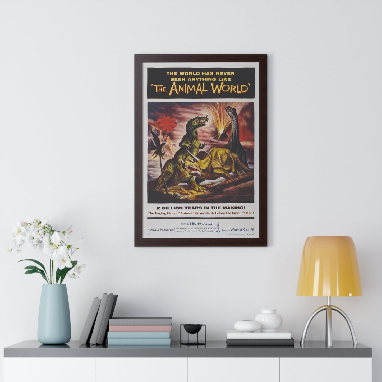 THE ANIMAL WORLD 1956 - Framed Movie Poster-The Sticker Space