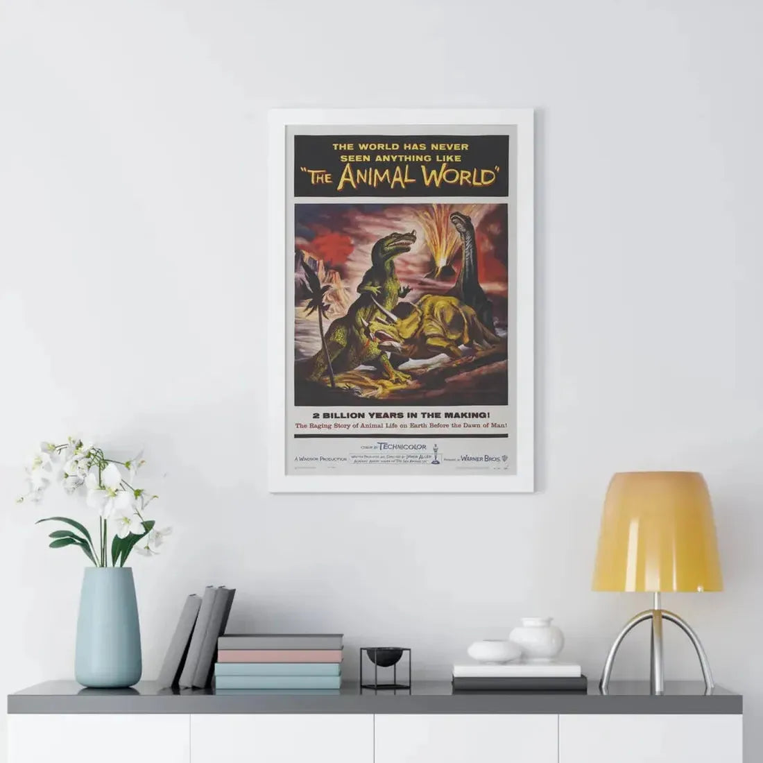 THE ANIMAL WORLD 1956 - Framed Movie Poster - The Sticker Space