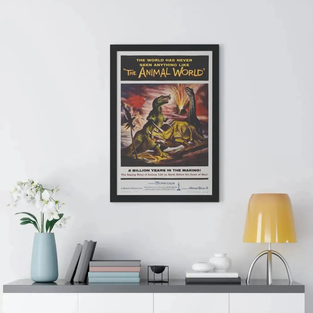 THE ANIMAL WORLD 1956 - Framed Movie Poster - The Sticker Space