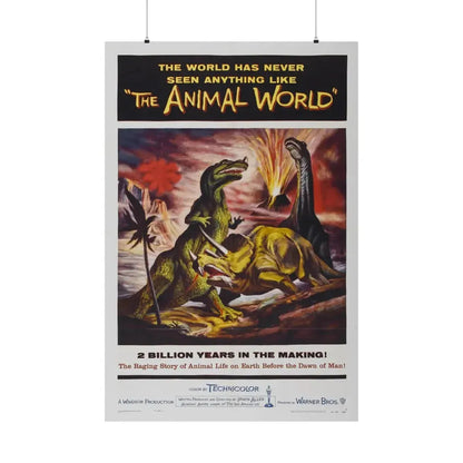 THE ANIMAL WORLD 1956 - Paper Movie Poster 36" x 54" Matte - The Sticker Space