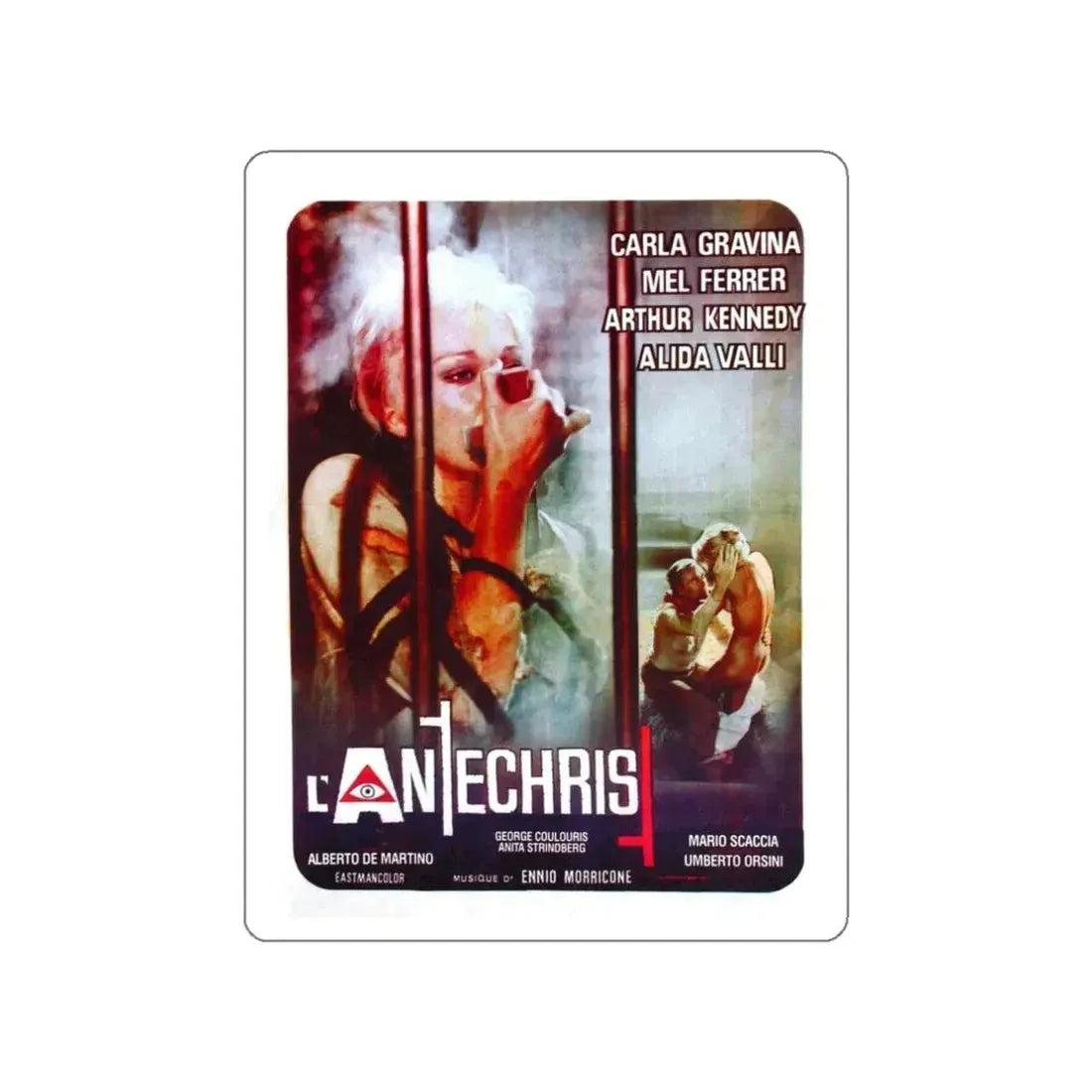 THE ANTICHRIST (2) 1974 Movie Poster STICKER Vinyl Die-Cut Decal 3 Inch - The Sticker Space