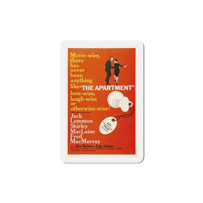 The Apartment 1960 Movie Poster Refrigerator Magnet 4 Inch - The Sticker Space