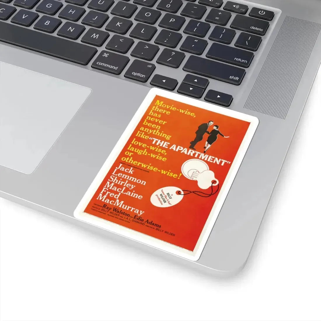 The Apartment 1960 Movie Poster - STICKER Vinyl Kiss-Cut Decal - The Sticker Space