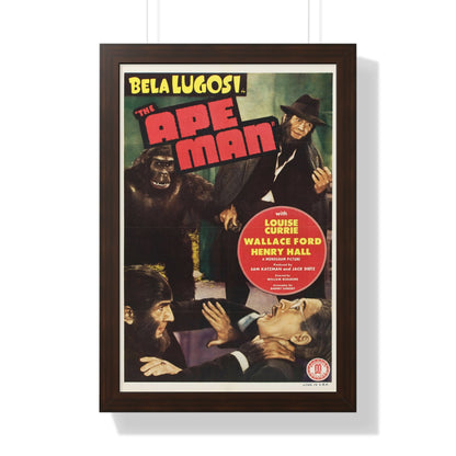 THE APE MAN 1943 - Framed Movie Poster-16″ x 24″-The Sticker Space